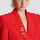 BALMAIN Beauty Charms 水晶黃銅胸針