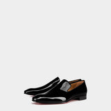 CHRISTIAN LOUBOUTIN Dandelion 黑色亮面漆皮樂福鞋