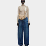 MARC JACOBS Small leather saddle bag