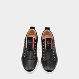 CHRISTIAN LOUBOUTIN 黑色鉚釘點綴小牛皮鞋