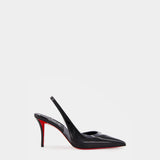 CHRISTIAN LOUBOUTIN Posticha black patent leather 8 cm high heels
