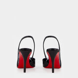 CHRISTIAN LOUBOUTIN Posticha black patent leather 8 cm high heels