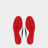 CHRISTIAN LOUBOUTIN 黑色鉚釘小牛皮鞋