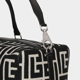 BALMAIN Classic Jacquard Shoulder Bag