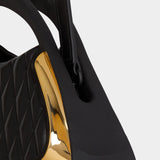 BALMAIN Mini Jolie Madame faux leather bag