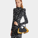 BALMAIN Medium Jolie Madame Faux Leather Bag