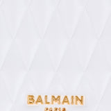 BALMAIN Medium Jolie Madame Quilted Faux Leather Bag