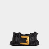 BALMAIN Mini Anthem Calfskin Bag - Black