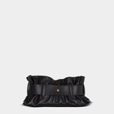 BALMAIN Mini Anthem Calfskin Bag - Black