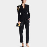 BALMAIN Mini Anthem Calfskin Bag - Black
