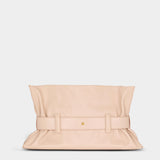 BALMAIN Calfskin Anthem Medium Bag - Nude