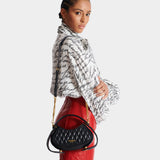 BALMAIN Small Jolie Madame quilted leather bag