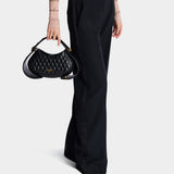 BALMAIN Medium Jolie Madame Check Quilted Calfskin Bag