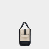MARC JACOBS Small contrast leather tote
