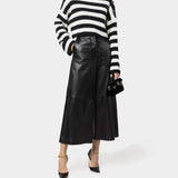 BALMAIN OVERSIZED SHOULDERS STRIPED CROP SWEATER
