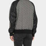 BALMAIN Classic PB Jacquard Nylon Flight Jacket