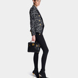 BALMAIN BBUZZ calfskin shoulder bag
