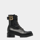 BALMAIN RANGER Calfskin B-shaped Roman ankle boots