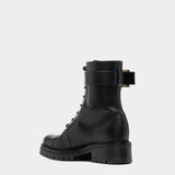 BALMAIN RANGER Calfskin B-shaped Roman ankle boots