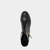 BALMAIN RANGER Calfskin B-shaped Roman ankle boots