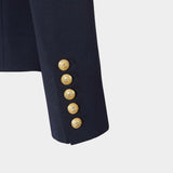 Balmain button-down wool classic jacket/women