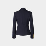 Balmain button-down wool classic jacket/women