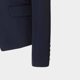 Balmain button-down wool classic jacket/women