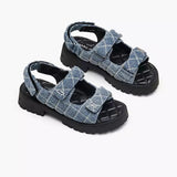 MARC JACOBS 交叉繫帶厚底涼鞋