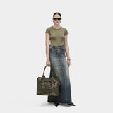 The Camo Jacquard Tote Bag-L