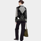 MARC JACOBS 菱格針織開襟衫