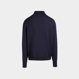 BALLY Wool Long Sleeve Polo Shirt 