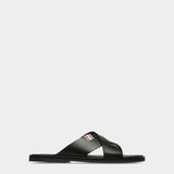 BALLY GLIDE CROSS STRAP SLIPPER 