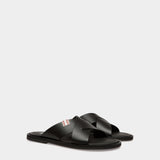 BALLY GLIDE CROSS STRAP SLIPPER 