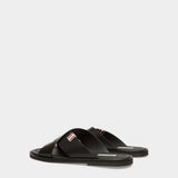 BALLY GLIDE CROSS STRAP SLIPPER 