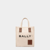 BALLY AKELEI 帆布小托特包