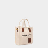 BALLY AKELEI 帆布小托特包