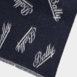 BALLY 緹花羊毛圍巾