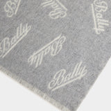 BALLY 緹花羊毛圍巾