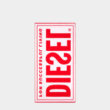 DIESEL Logo沙灘毛巾