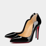 CHRISTIAN LOUBOUTIN 黑色漆皮高跟鞋