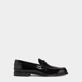 CHRISTIAN LOUBOUTIN 漆皮水鑽樂福鞋