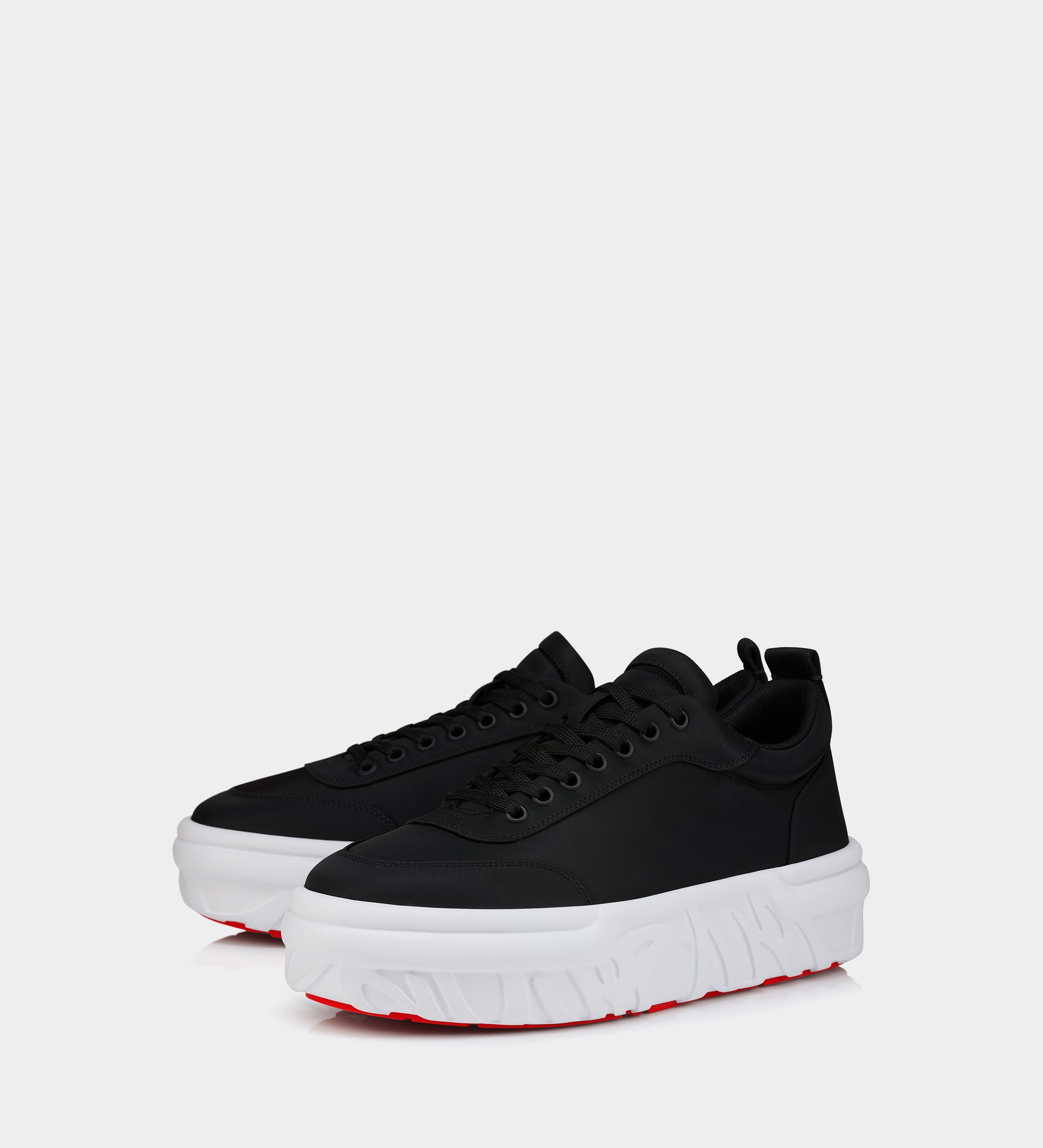 CHRISTIAN LOUBOUTIN 男款拼接厚底休閒鞋 - 2 色