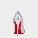 CHRISTIAN LOUBOUTIN 銀色 Miss Z 100mm 高跟鞋