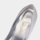 CHRISTIAN LOUBOUTIN 銀色 Miss Z 100mm 高跟鞋