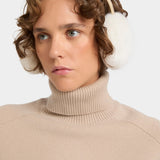 YVES SALOMON 皮草耳罩