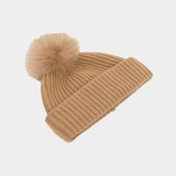 YVES SALOMON 喀什米爾針織毛帽