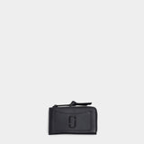 MARC JACOBS Logo 皮革拉鍊錢包