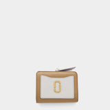 MARC JACOBS 雙色拉鍊短夾