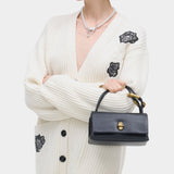 MARC JACOBS 雙提把皮革手提包