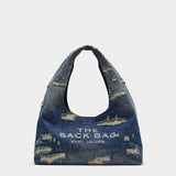 MARC JACOBS 丹寧破壞感大型 Sack 包